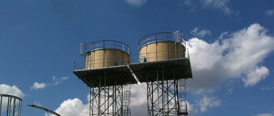 water tank, tank stand
